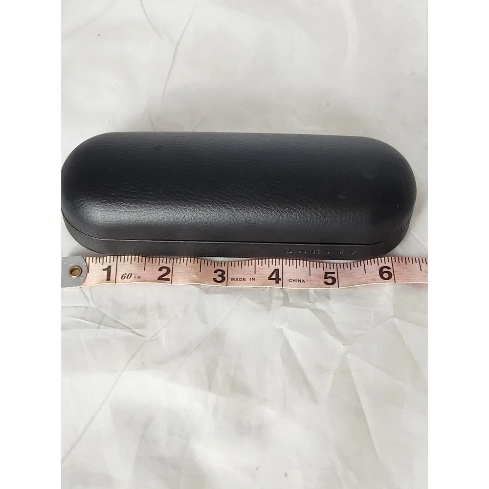 OAKLEY Eyeglass Sunglass Black Faux Leather Hard Clamshell Small CASE ONLY‎